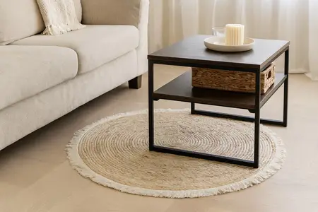 ALFOMBRA MIMBRE REDONDA