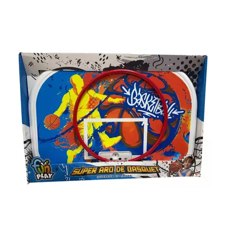 ARO DE BASQUET METALICO C/PELOTA-INFLAD