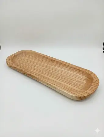 BANDEJA MADERA RUSTIC P/MESA