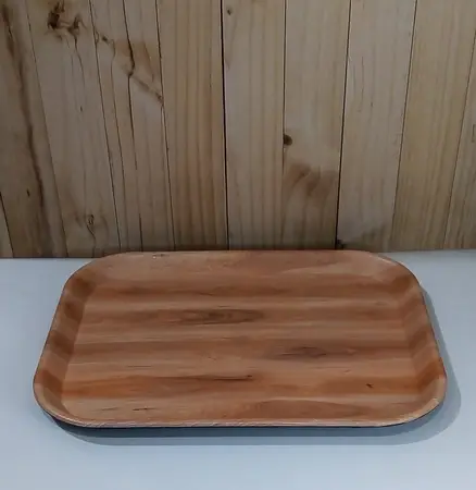 BANDEJA PLASTICA S/MADERA RECT.