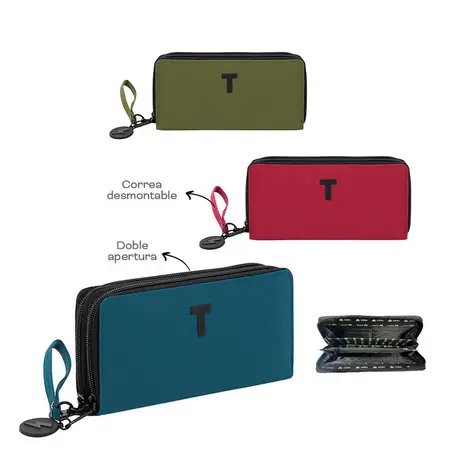 BILLETERA DOBLE CIERRE TRENDY