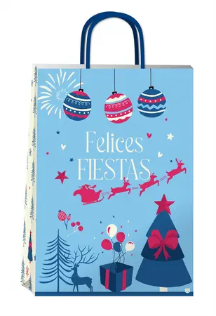 BOLSA PAPEL FESTIVAS 30 X 41