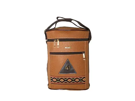 BOLSO PORTA TERMOS CARPINCHO FORRADO C/ BASE DE MA