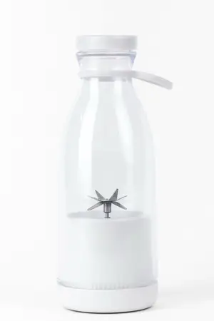 BOTELLA BATIDOR WHITE 380ML.