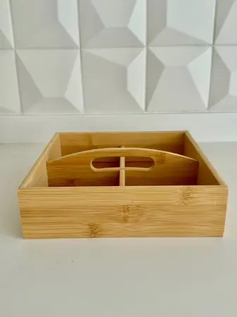 CAJA CON DIVISIONES LINEA BAMBU