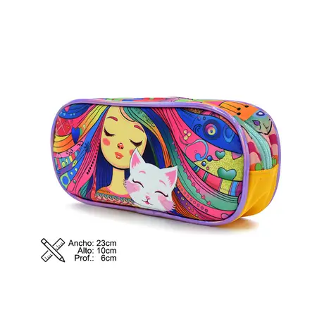 CARTUCHERA 1 CIERRE MANDALA