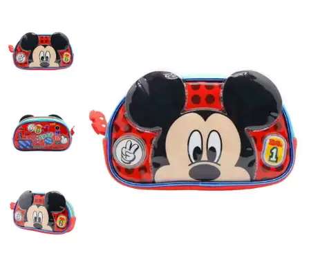 CARTUCHERA 1CIERRE 3D MICKEY KM286
