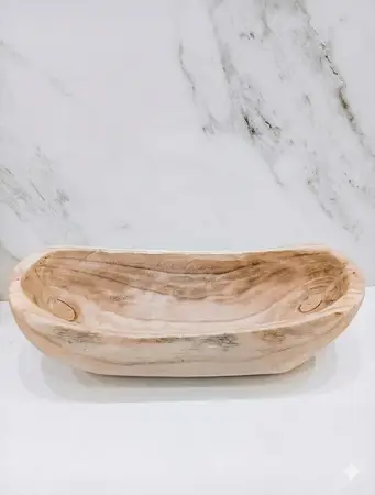 CENTRO CUENCO MADERA P/MESA