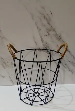 CESTO ALAMBRE BLACK MANIJA YUTE