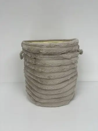 CESTO METAL L/LOVE BEIGE