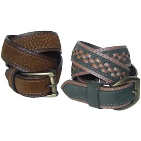 CINTO CUERO COMBINADO C/CARPINCHO