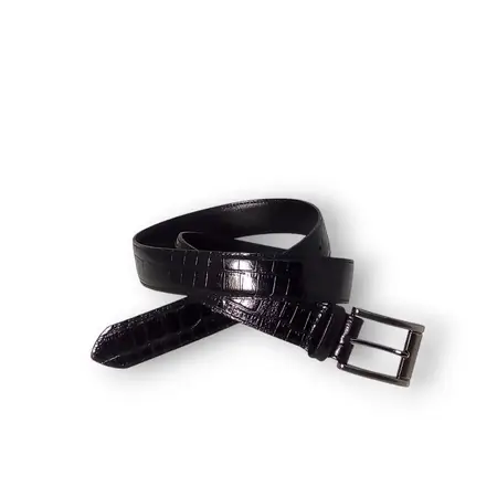 CINTO CUERO CROCO HOMBRE.