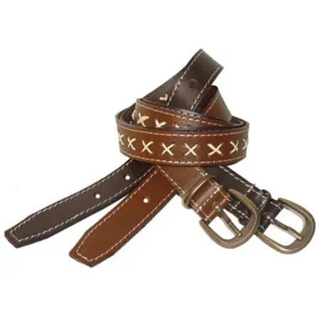 CINTO NIÑO CUERO C/COSTURA