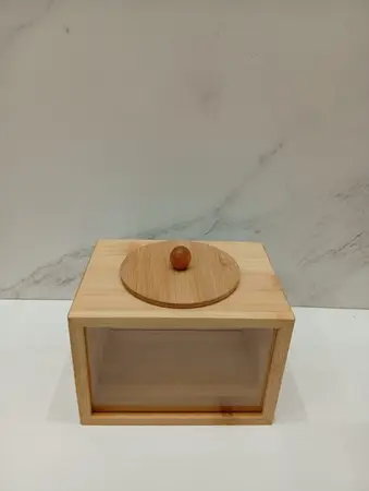 CONTENEDOR CEREALERO BAMBU C/VISOR