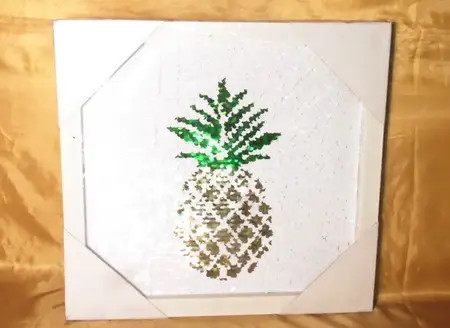 CUADRO LENTEJUELAS FRUTAS