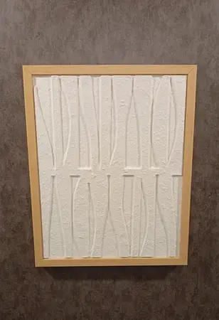 CUADRO PAPEL RUSTIC MARCO BAMBU