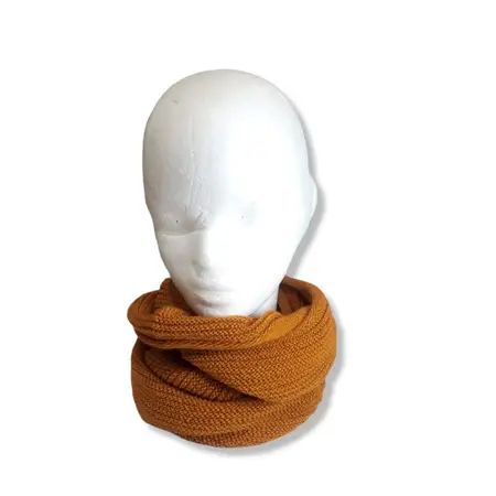 CUELLO TEJIDO 2 VUELTAS