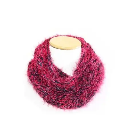 CUELLO TEJIDO BOUCLE CANELON.