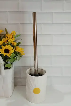 ESCOBILLA P/BAÑO BASE CERAMICA MARGARITA