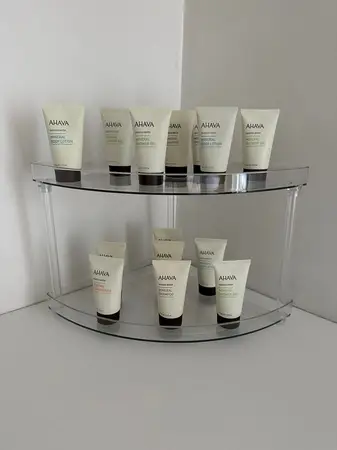 ESQUINERO ACRILICO 2 PISOS