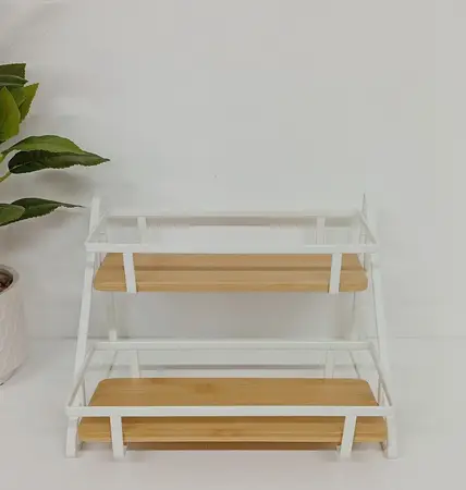 ESTANTE HIERRO & BAMBU