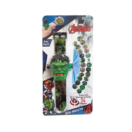 EVENGERS HULK RELOJ PROYECTOR