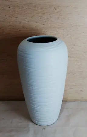 FLORERO CERAMICA L/WHITE