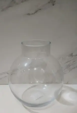 FLORERO VIDRIO BOMBE