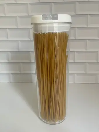 FRASCO ACRILICO C/TAPA HERMETICO