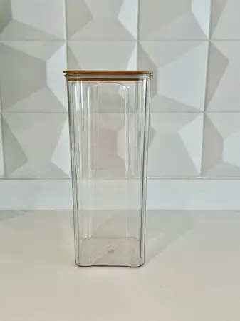 FRASCO ACRILICO T/BAMBU 2000ml.