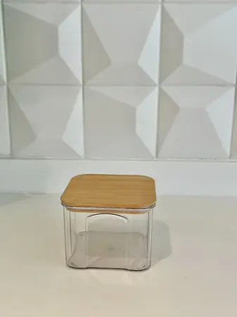 FRASCO ACRILICO T/BAMBU 650ml.