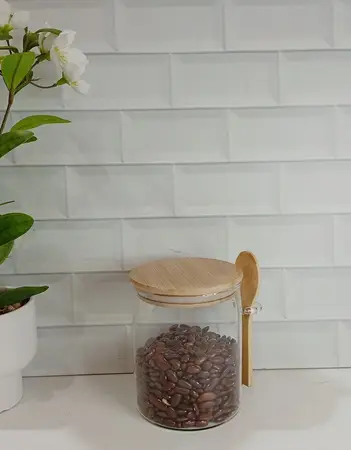 FRASCO VIDRIO C/TAPA 700ML.