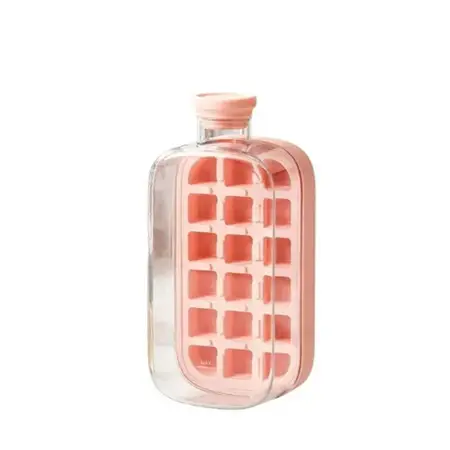 HIELERA SILICONA & BOTELLA 2 EN 1 800ml pink