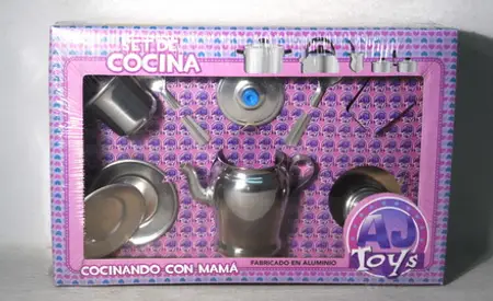 JUEGO DE TE ALUMINIO