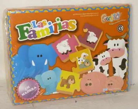 JUEGO DIDACTICO LAS FAMILIAS