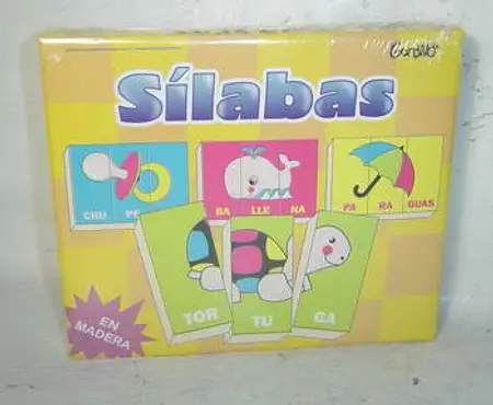 JUEGO DIDACTICO SILABAS