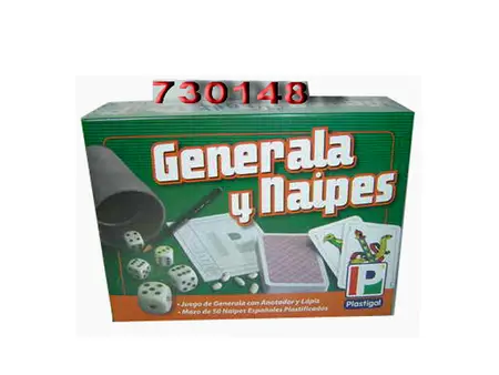JUEGO GENERALA Y NAIPES