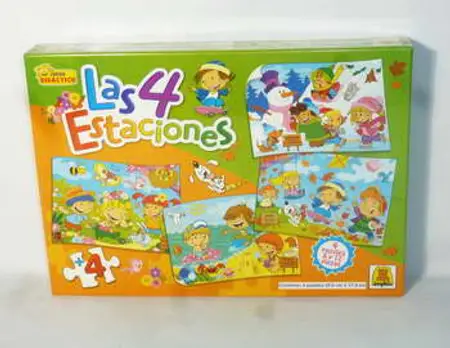 LAS 4 ESTACIONES JUEGO DIDACTICO