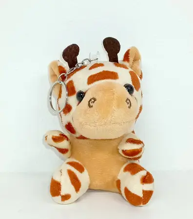LLAVERO PELUCHE JIRAFA C/U