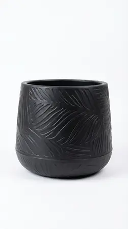 MACETERO PLASTICO BLACK