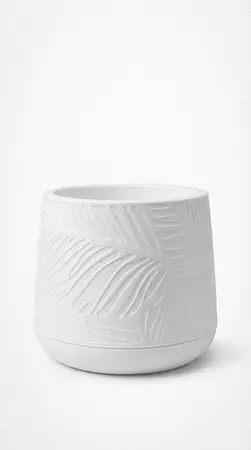 MACETERO PLASTICO WHITE