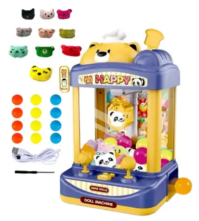 MAQUINA ATRAPA PELUCHE CELESTE 8617