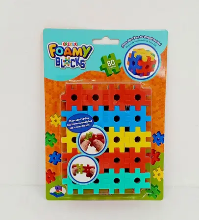 MINI BLOCKS FOAMY 80 PZAS.