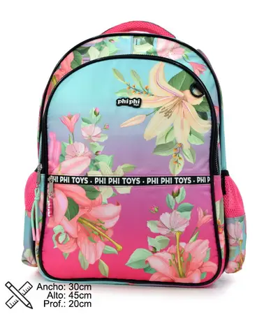 MOCHILA 18 DEGRADE FLOR