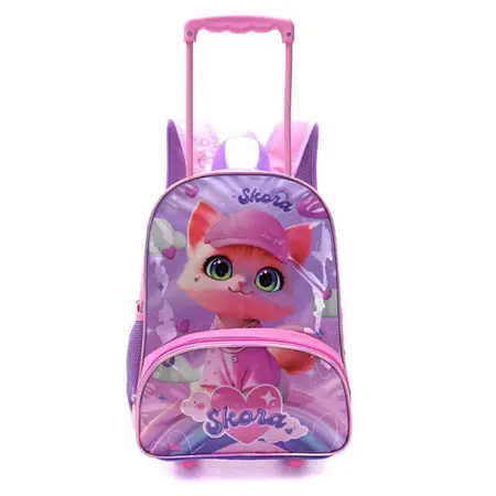 MOCHILA C/CARRO 16 GATITA C/LLAVERO