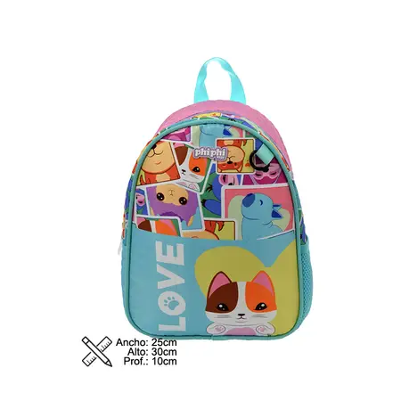 MOCHILA JARDIN 12 GATO LOVE 125107