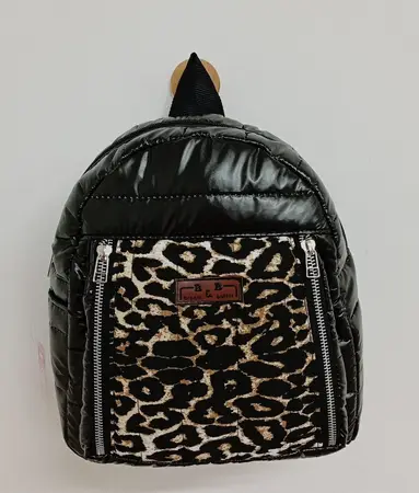 MOCHILA PESPUNTEADA COMB. ANIMAL PRINT