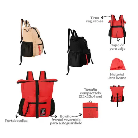 MOCHILA POLY P/VIAJE OREIRO LOVE 29136