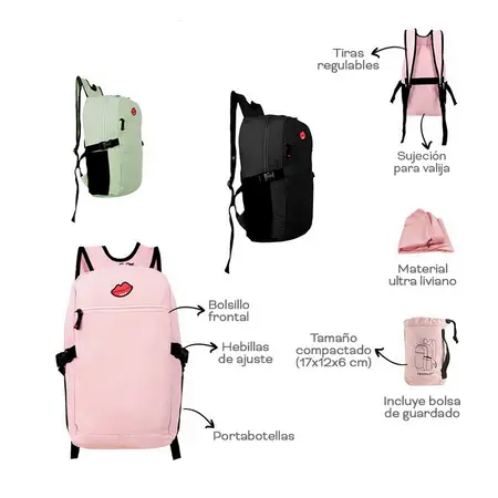 MOCHILA POLY P/VIAJE OREIRO LOVE 29139