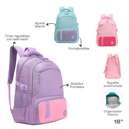 MOCHILA TRENDY COMBINADA 18 19262